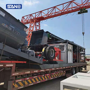 Baru portabel 35m 3/h Mini semen tanaman pemasok Motor listrik YHZS60 ponsel beton pencampuran tanaman - Product Image 2