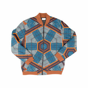 Chaqueta Bomber Impermeable y Transpirable con Cuello Alto y Logotipo Frontal Personalizado para Hombre, Diseño de Última Moda, Cierre Completo, Tallas Grandes, Informal de Invierno - Product Image 5