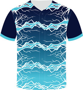 Vêtements de baseball et de softball grande taille de haute qualité fabriqués par des professionnels Caractéristiques élégantes confortables avec un ensemble de chemises respirantes - Product Image 1