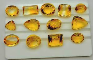 พลอยซิทรีนธรรมชาติเจียระไนเป็นจำนวนมากผสมรูปทรงหลวมอัญมณีซิทรินหินเจียระไนคุณภาพเยี่ยมในราคาขายส่ง - Product Image 2