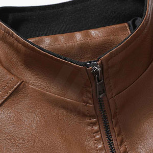 Chaquetas de hombre Mejor precio Logotipo personalizado y diseño Chaqueta de cuero de moda para hombre Hecho en Pakistán Precio razonable Alta calidad - Product Image 3