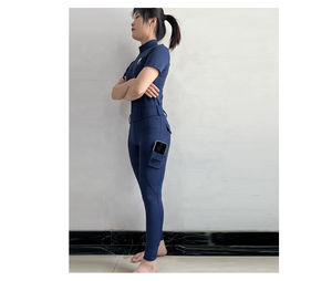 Camiseta Ecuestre para mujer con logotipo personalizado de alta calidad, camisetas directas de fábrica, capas base de equitación de Spandex de alta calidad OEM - Product Image 2