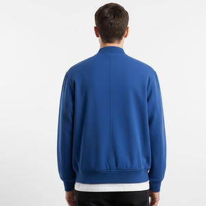 Chaqueta universitaria de lana y cuero genuino para hombre invierno OEM venta al por mayor ropa de calle hecha a medida prendas de vestir exteriores de secado rápido - Product Image 3