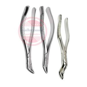 Ensemble de pinces d'extraction dentaire en acier inoxydable 3 pièces Instruments dentaires chirurgicaux - Product Image 4