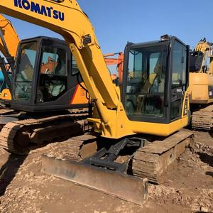 Mini-excavatrice sur chenilles hydraulique d'occasion Komatsu PC56, 6 TONNES, composants de base, origine japonaise, testée, 99% NEUF, en STOCK, à VENDRE - Product Image 6