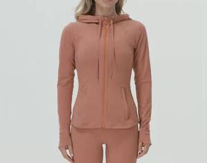 Women's High Quality Cotton-Polyester <b>Zippered</b> <b>Hoodie</b> Custom Wholesale Multi-Color Fitness Hoodies for Winter Use - Product Image 1