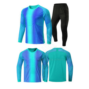 Factory Direct Sale Men's Adult Goalkeeper Uniform 100% Polyester Lightweight Quick Dry Breathable Custom Colors Logo Made - Product Image 2