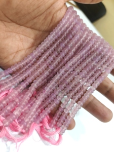 Perles de pierres précieuses lisses 6mm vendues par brin de 8 pouces de long - Product Image 2