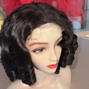 Cheveux naturels de haute qualité, perruque ondulée ombrée, perruque avec fermeture frontale, brun clair, 100% cheveux humains vietnamiens - Product Image 4