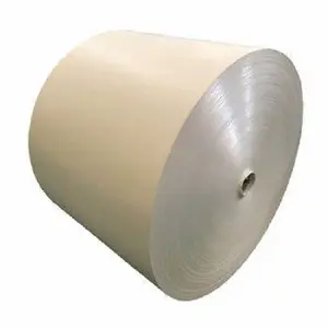 PE kaplı ısı direnci Fan bardaklar kahverengi Kraft kağıt rulo yağ geçirmez nem geçirmez