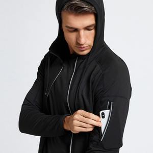 Conjunto Deportivo de 2 Piezas para Hombre, Chaqueta y Pantalones de Secado Rápido con Capucha, Ropa Deportiva para Actividades Físicas - Product Image 1