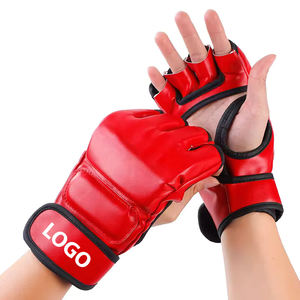 Guantes de Boxeo MMA Profesionales al por Mayor 2024, Guantes de Grappling de Cuero de Alta Calidad, Guantes de PU con Logotipo Personalizado - Product Image 2