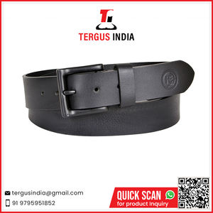 เข็มขัดหนังแท้สำหรับผู้ชายเข็มขัดหนังวินเทจคลาสสิก - Product Image 2