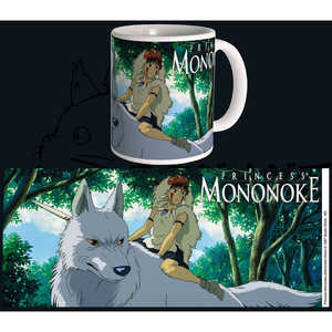 Taza de Cerámica de la Princesa Mononoke, Diseño Artesanal de Studio Ghibli, Apta para Lavavajillas y Microondas, con Tapa Encantadora, Ideal para Regalos - Product Image 2