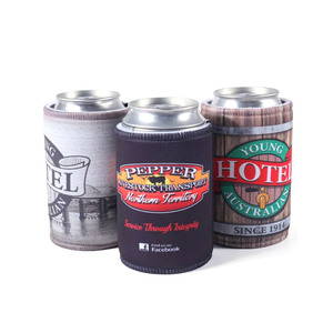 Funda de neopreno para latas de soda, logotipo personalizado impreso, publicidad de marca promocional, fabricante - Product Image 1