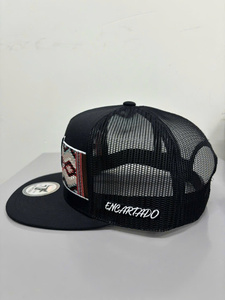 Wholesale High Quality Custom Logo 5-Panel <b>Flat</b> Bill Adjustable 2D/3D Embroidery Snapback Trucker Caps Streetwear <b>Hat</b> OEM ODM - Product Image 3