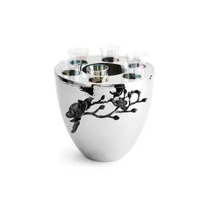 Seau à glace en aluminium fait main Zahid Exports - Design moderne et écologique pour la décoration de fête de Noël, utilisation dans le salon - Product Image 6