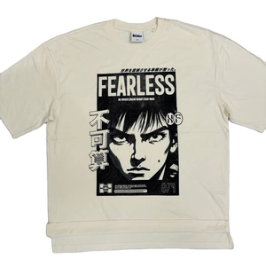 Camiseta estampada para hombre, ajuste de secado rápido, transpirable, cuello redondo, patrón estampado sólido, técnicas lavadas teñidas de hilo corto - Product Image 1