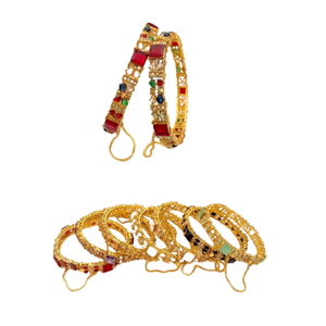 Gran oferta, joyería India más exigente, pulseras y brazaletes hechos a mano para mujer, conjuntos de joyería de moda para boda, fiesta y regalo - Product Image 4