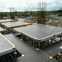 Système de coffrage pour dalles, matériaux réglables et réutilisables, construction conviviale