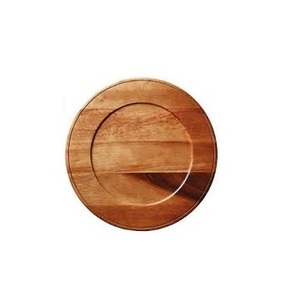 Plato de Madera Natural 100% Personalizado para Cargador, el Mejor Diseño para Fiestas de Boda, Precio Bajo, MOQ 50 Piezas - Product Image 4