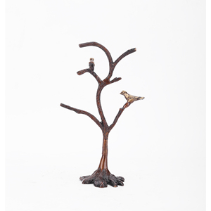 Shubhan Présentoir d'arbre en laiton massif fait à la main Finition antique rustique Figurine Feng Shui religieuse polie - Product Image 4