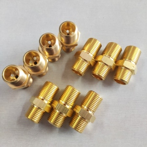 Chất lượng cao tùy chỉnh <span class=keywords><strong>CNC</strong></span> gia công ống nước Vàng Phụ Kiện đồng thau phụ kiện chèn nén cho phụ kiện đường ống - Product Image 2