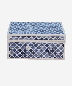 Boîte à bijoux en bois avec incrustation d'os de corne Craft Valley - Décoration d'intérieur de luxe durable, solution de rangement avec couleur et taille personnalisables - Product Image 3