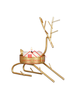 2024 luxe maison hôtel décor fer métal cadre verre support votif Primum finition dorée vente chaude décor à la maison saint valentin - Product Image 3