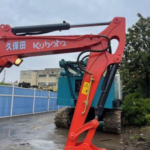 Pour Kubota KX163-5 Mini pelle 5 tonnes capacité japon moteur avec pompe moteur boîte de vitesses utilisé chenille pelle noyau roulement - Product Image 4