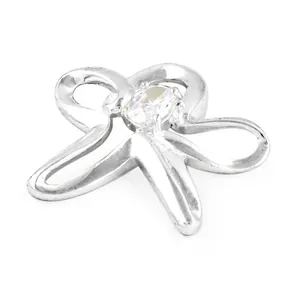 Colgante de Plata 925 con Flor y Circonita Cúbica para Mujer, Colgante de Oro Rosa con Circonita Cúbica, Joyería con Piedra Principal de Rubí, Material Platino - Product Image 2