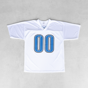 Maillot en maille rétro de football américain conçu sur mesure en gros court surdimensionné de grande taille entièrement imprimé par sublimation - Product Image 1