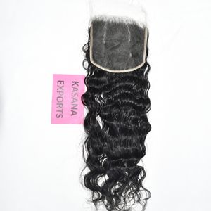 Extensions de cheveux humains vietnamiens à cuticules alignées, closure HD 6*6, double trame, non traités, sans ondulation profonde - Product Image 1