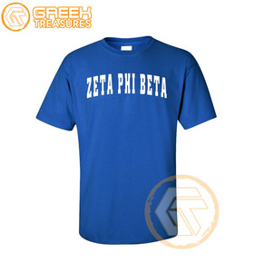 Wholesale Customized Zeta Phi Beta Women's T-Shirts Sorority Apparel High Quality Breathable Casual Cotton - Product Image 4
