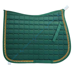 Almohadilla de sillín de satén Premium ligera para caballos Soporte cómodo Material transpirable Diseño personalizable Logotipo Servicio OEM - Product Image 3