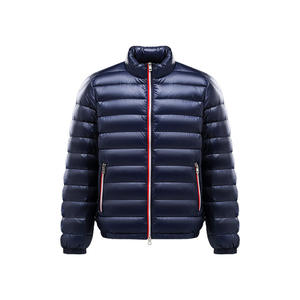 OEM Custom Logo Men Winter Outdoor Windproof Quilted Jacket Solid Hooded Puffer Jacket For Men - Product Image 6