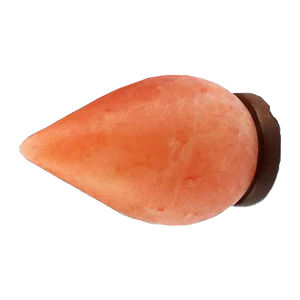 Lampe de sel de l'Himalaya en forme de larme, sculptée à la main, en sel rose naturel, fournisseur en gros du Pakistan - Product Image 6