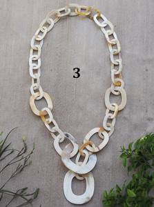 Collar de cuerno de búfalo y buey Natural de alta calidad con estilo cristiano religioso de diamantes Venta caliente para fiestas y regalos - Product Image 2