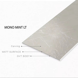 กระเบื้องเคลือบป้องกันการลื่นขนาด600x1200มม. ลายมิ้นท์โมโนมิ้นท์สไตล์ยุโรปที่ทันสมัยแกะสลักอย่างเป็นของแข็ง - Product Image 3