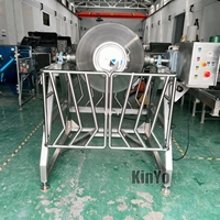 Homogénéisateur à double cône personnalisable pour le traitement des aliments et des produits chimiques, capacité de 1000 L avec moteur et boîte de vitesses
