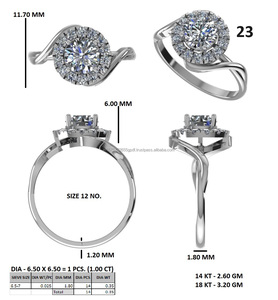 Bague de fiançailles en or rose avec halo de diamants et pierre centrale ovale, bijoux de mariée - Product Image 6