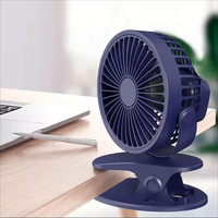 Ventilateur électrique portable de 4 pouces avec oscillation à 360 degrés et mini ventilateur rechargeable pour la maison ou le bureau