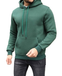 Nueva moda para hombre, Sudadera con capucha de lana, chándal liso para gimnasio, sudadera de manga larga estampada, sudaderas con capucha de gran tamaño, verde claro - Product Image 1