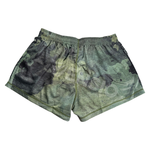 Short de rugby personnalisé de haute qualité, couleur camouflage, noir uni, rayures blanches, deux tons, design, short de rugby avec poches - Product Image 6
