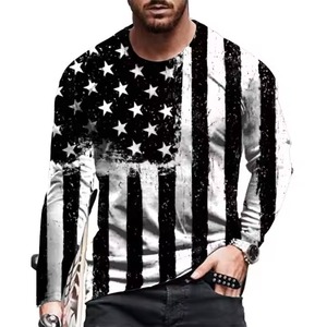 Camiseta lavada lisa en blanco al por mayor Camiseta 100% algodón con impresión personalizada de tu logotipo camiseta de talla grande para hombre - Product Image 5