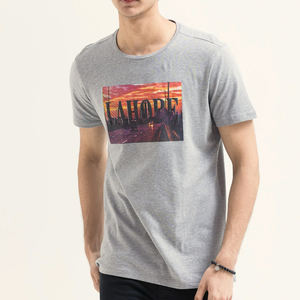 เสื้อยืดผู้ชาย,เสื้อยืดผู้ชายพิมพ์ลายผ้าฝ้าย100% แขนสั้นที่กำหนดเองบริการ OEM พิมพ์เสื้อยืดผู้ชาย - Product Image 2