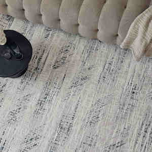 พรมคาร์เมล ครีม-บลู ลายนามธรรม รุ่น 6030 ขนาด 80x150 ซม. ชุดหรูหรา - Product Image 5