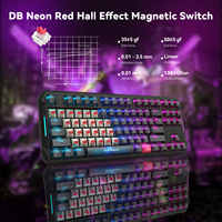 Teclado Mecánico con Cable Flux 87, Software de IA, 87 Teclas, Interruptor Magnético de Efecto Hall, Retroiluminación RGB, USB-C, Montaje Gasket, Rapid Trigger, SOCD Snap