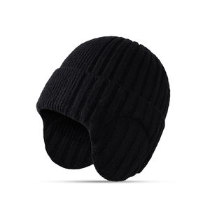Nuevos Gorros de Invierno, Gorros de Lana, Gorros de Punto Forrados, Gorro de Lana Grueso y Cálido con Forro Polar para Hombre - Product Image 1