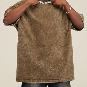 T-shirts d'été Offre Spéciale surdimensionnés pour hommes T-shirts grande taille col rond 100% coton chemises surdimensionnées T-shirt pour hommes de haute qualité - Product Image 2